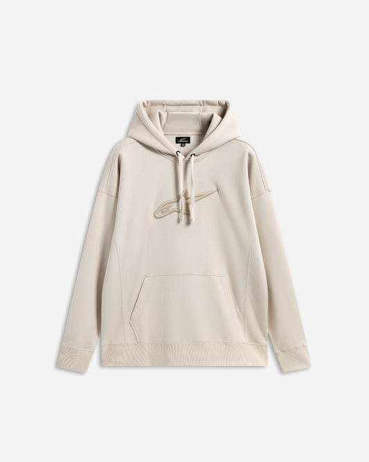 Sweat à capuche oversize Alpinestars Emergent - Blanc cassé