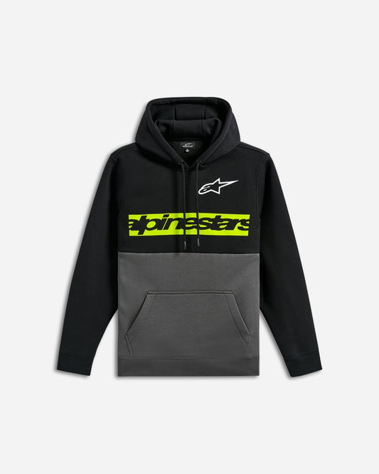 Sweat à capuche Alpinestars Parallel - Noir/Gris métallisé