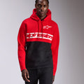 Felpa con cappuccio Alpinestars Parallel - Rosso/Nero