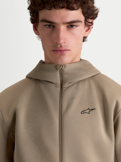 Felpa con cappuccio Alpinestars Cypher - Beige
