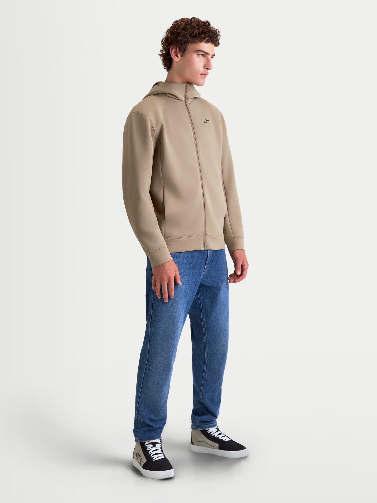 Felpa con cappuccio Alpinestars Cypher - Beige