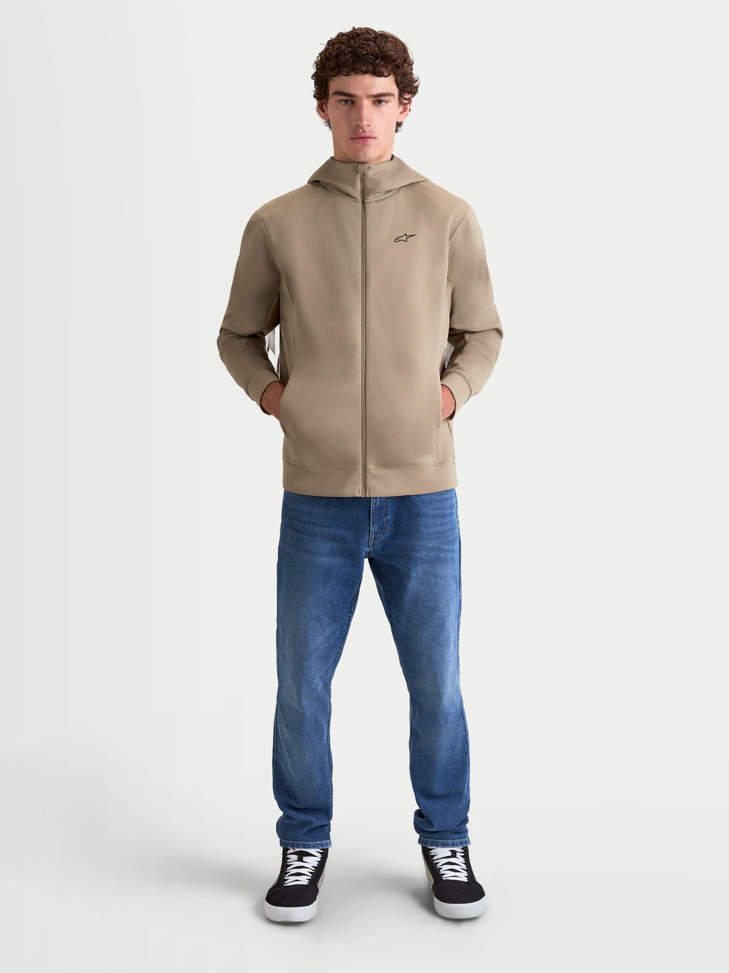 Felpa con cappuccio Alpinestars Cypher - Beige