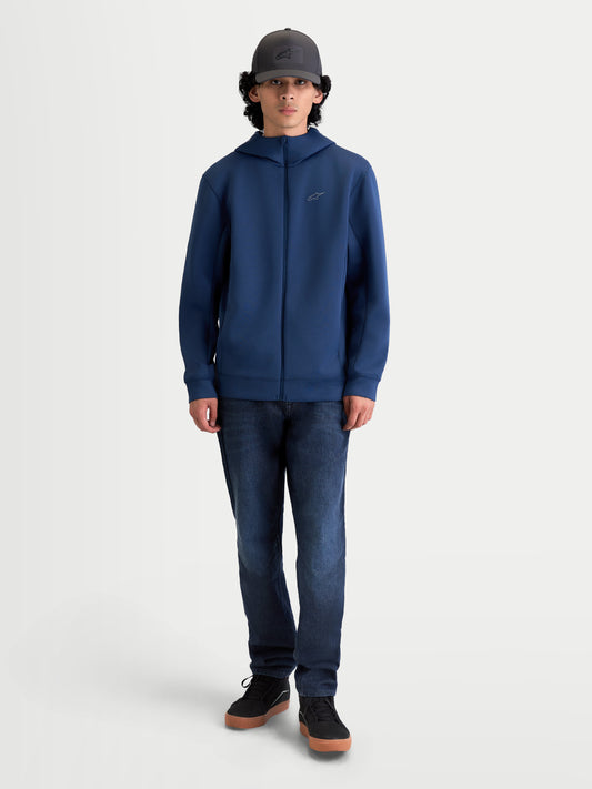 Felpa con cappuccio Alpinestars Cypher - Blu acciaio