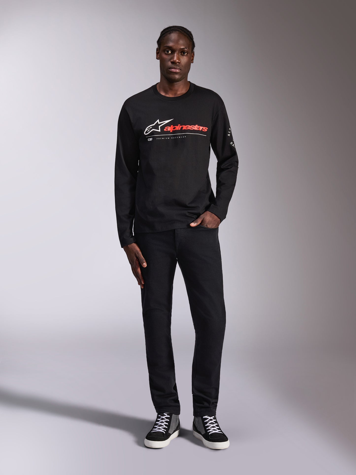 Alpinestars Mandatory Langarm T-Shirt CSF - Schwarz