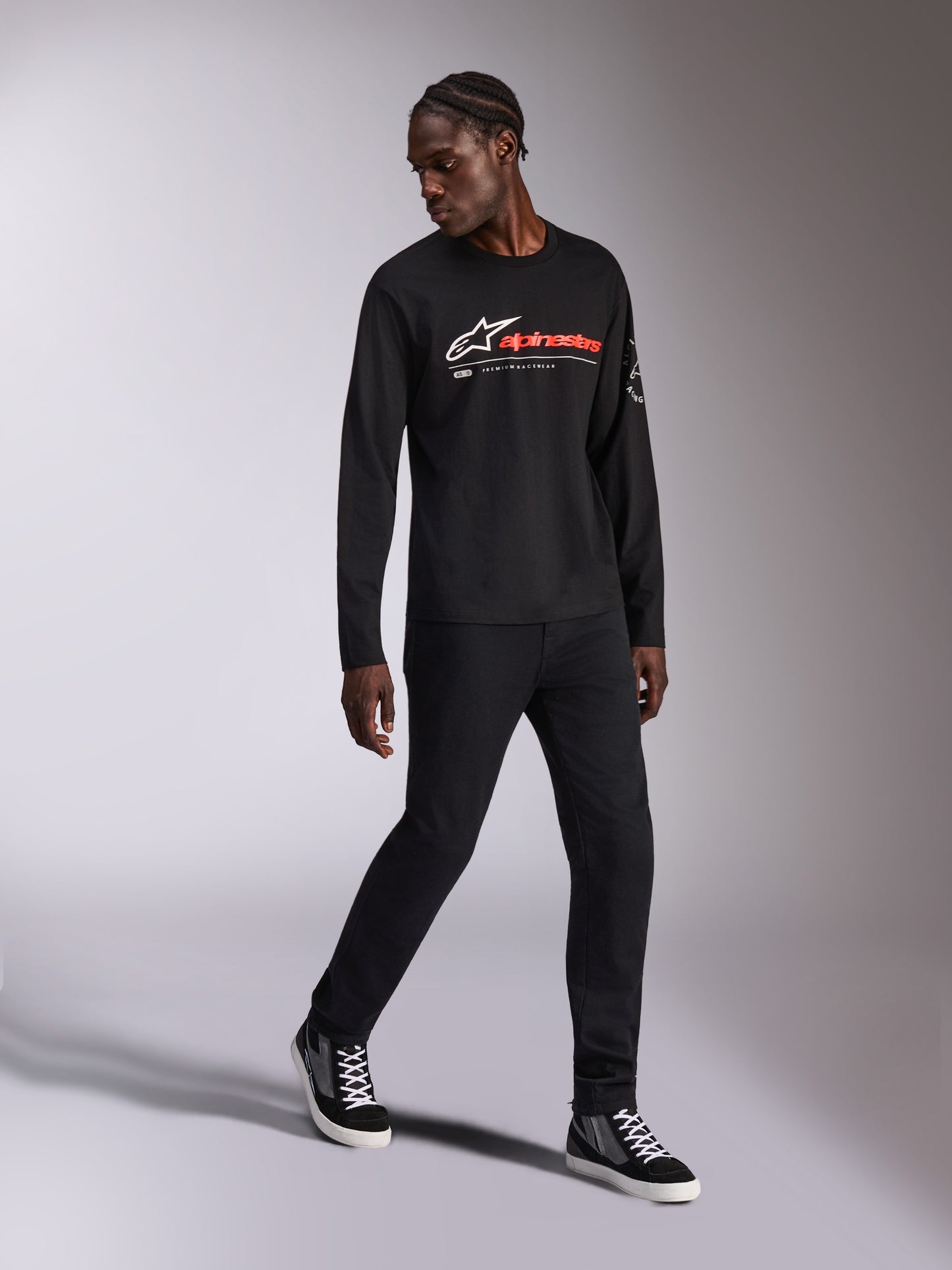 Alpinestars Mandatory Langarm T-Shirt CSF - Schwarz
