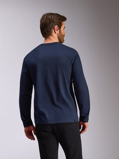 Maglietta a maniche lunghe Alpinestars Mandatory - Blu navy