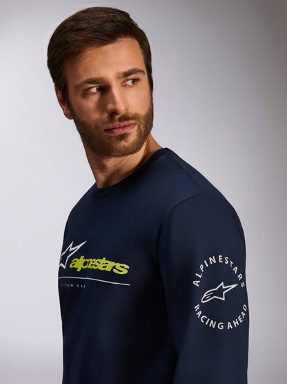 Maglietta a maniche lunghe Alpinestars Mandatory - Blu navy