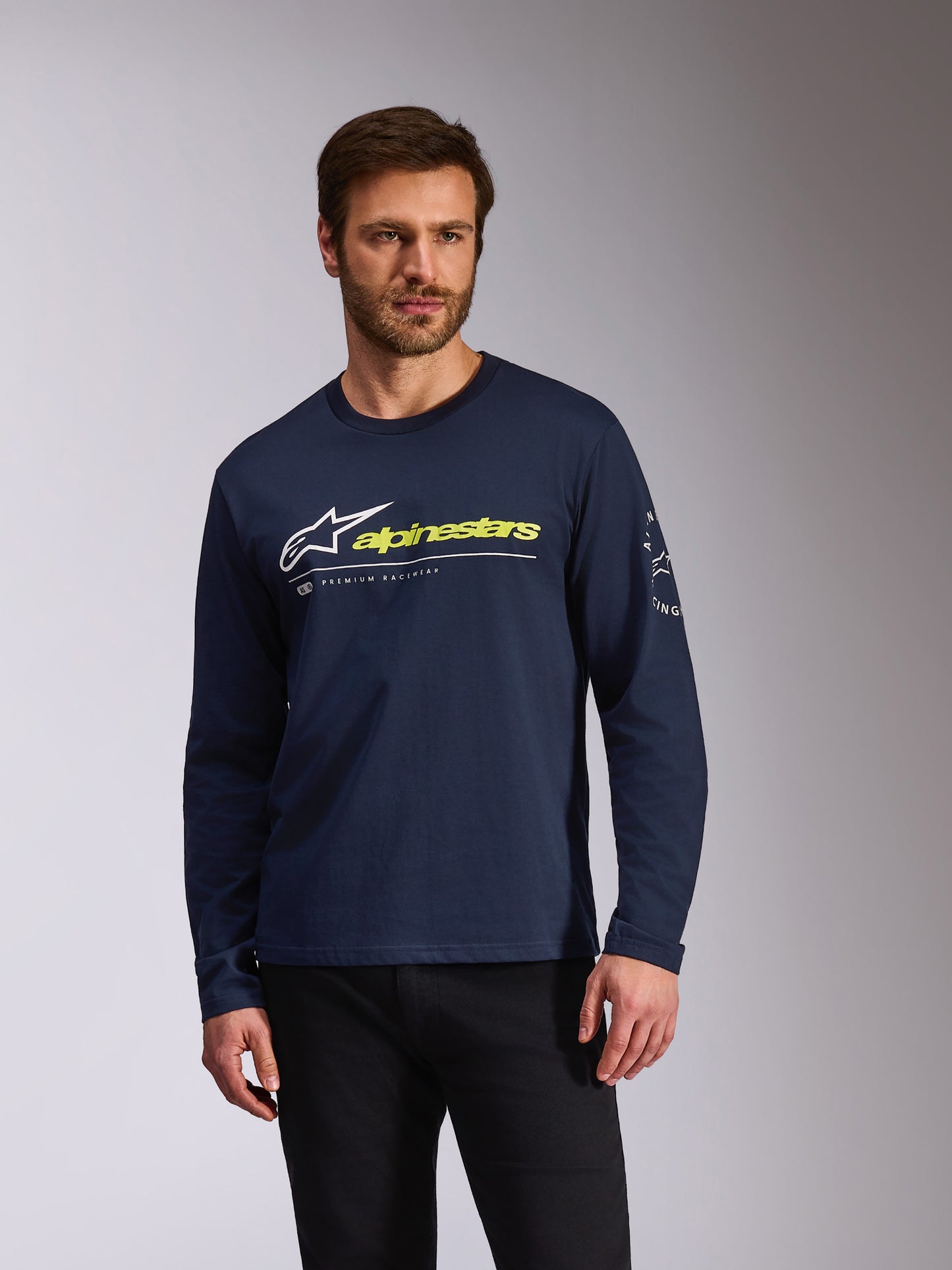 Maglietta a maniche lunghe Alpinestars Mandatory - Blu navy