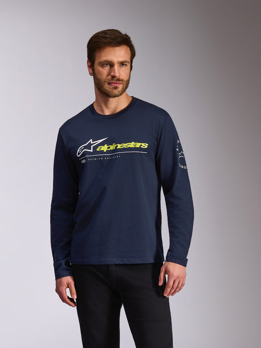 T-Shirt manches longues Alpinestars Mandatory CSF - Bleu marine