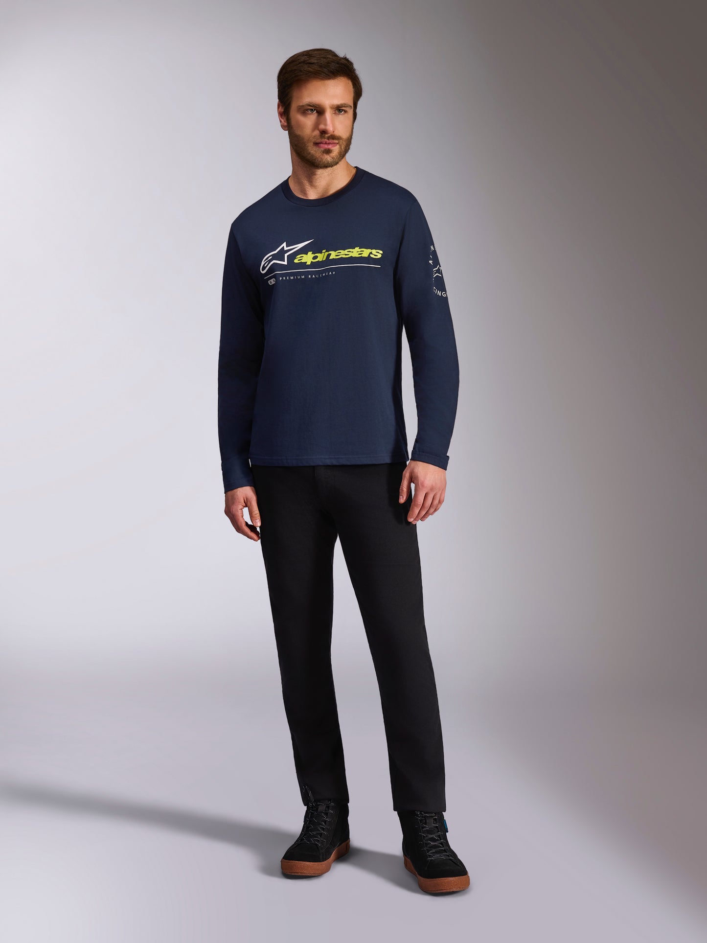 Maglietta a maniche lunghe Alpinestars Mandatory - Blu navy