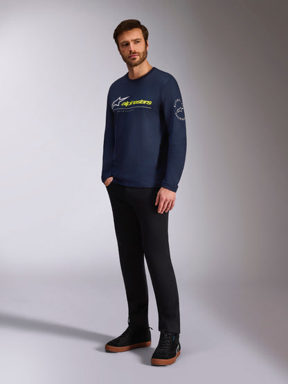 Maglietta a maniche lunghe Alpinestars Mandatory - Blu navy