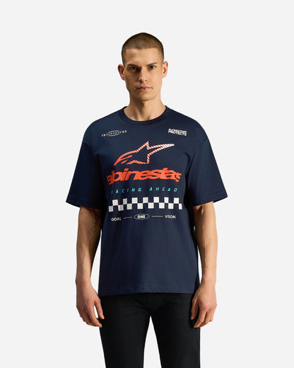 Maglietta a maniche corte Alpinestars Aplomb Oversize - Blu navy