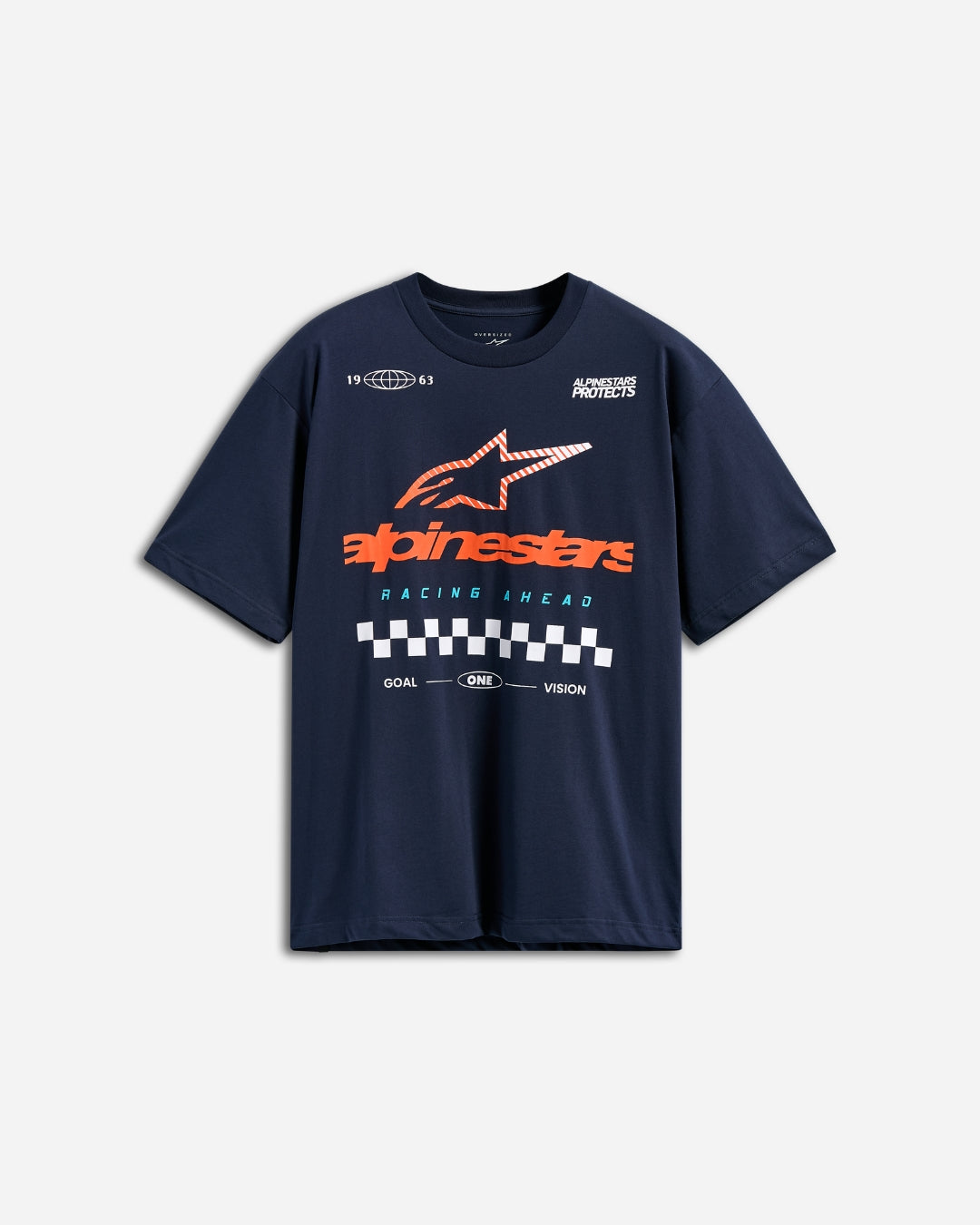 Maglietta a maniche corte Alpinestars Aplomb Oversize - Blu navy