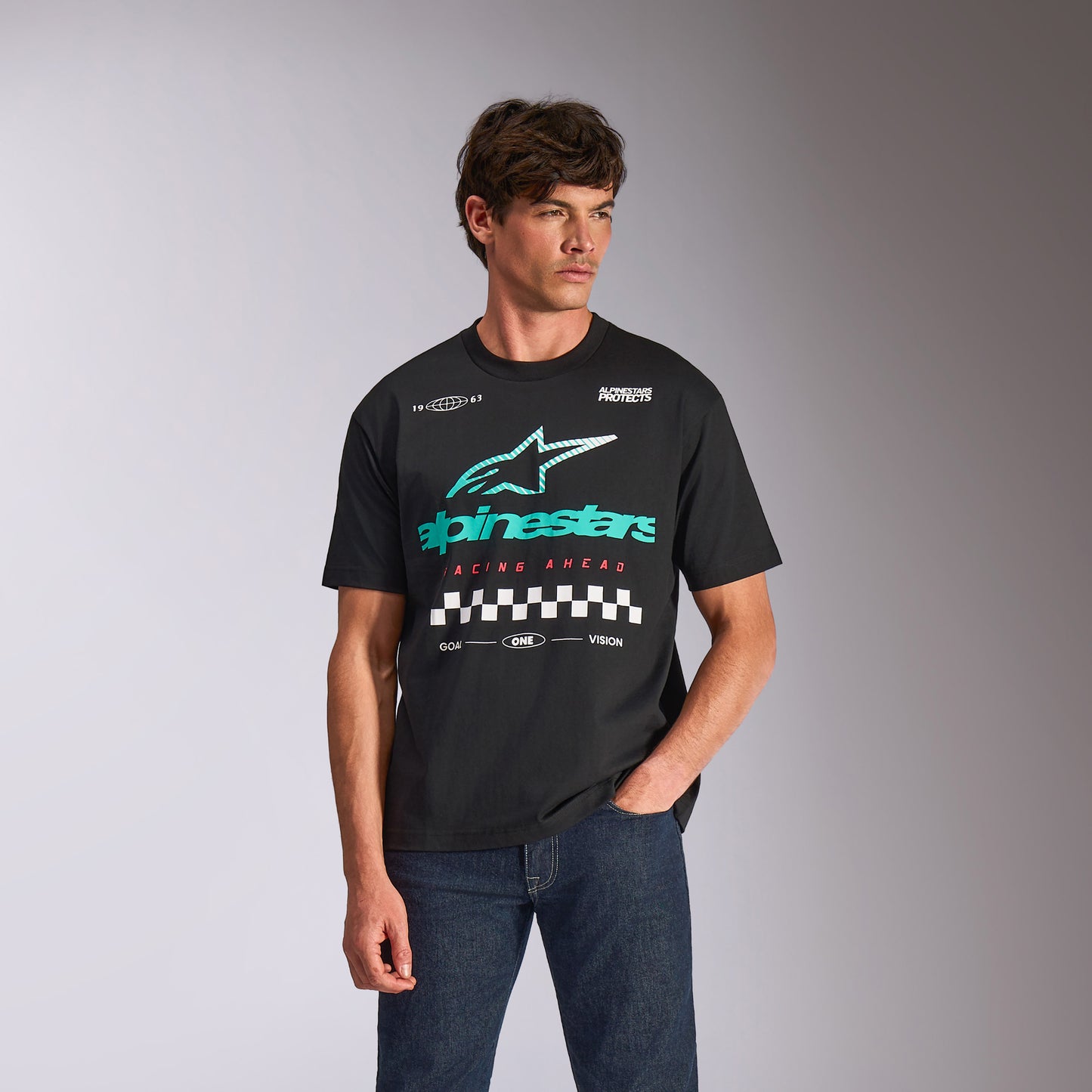 Maglietta a maniche corte Alpinestars Aplomb Oversize - Nera