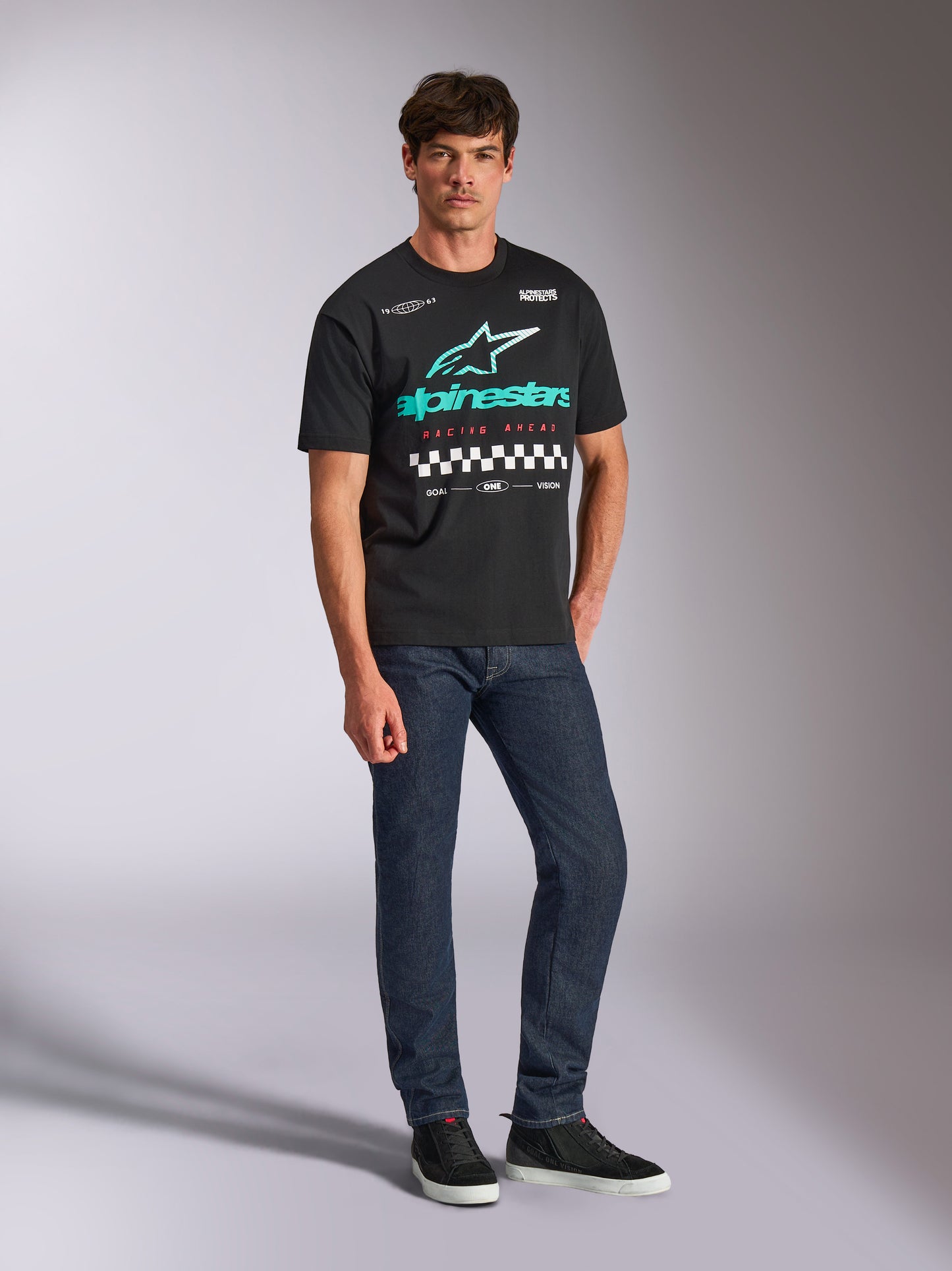 Maglietta a maniche corte Alpinestars Aplomb Oversize - Nera