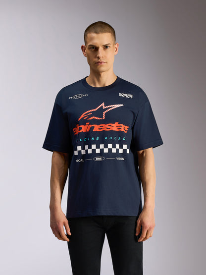 Maglietta a maniche corte Alpinestars Aplomb Oversize - Blu navy