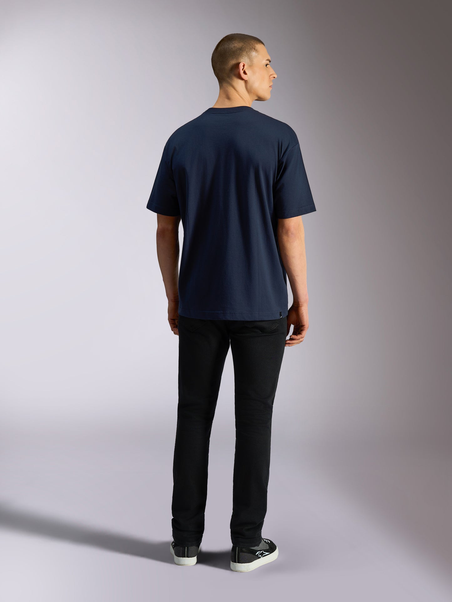 Maglietta a maniche corte Alpinestars Aplomb Oversize - Blu navy