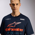 Maglietta a maniche corte Alpinestars Aplomb Oversize - Blu navy