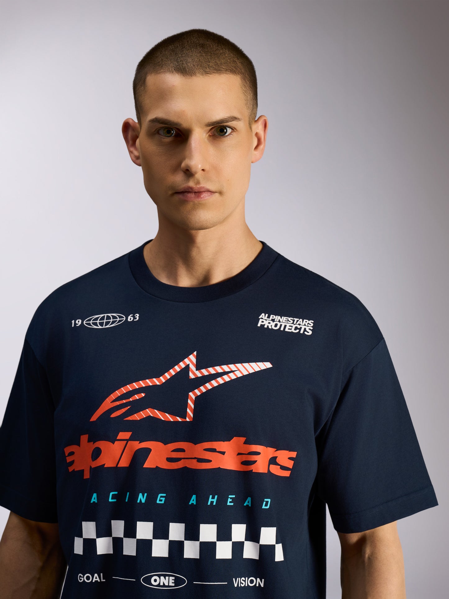 Maglietta a maniche corte Alpinestars Aplomb Oversize - Blu navy