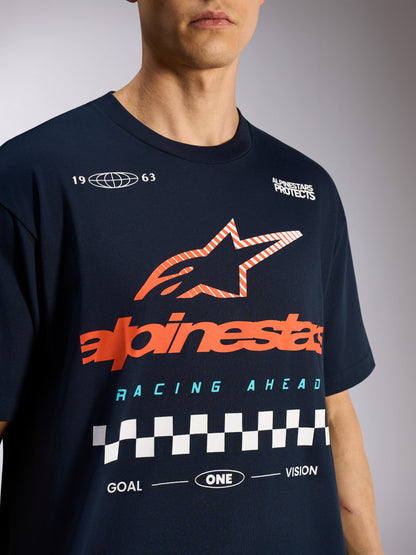 Maglietta a maniche corte Alpinestars Aplomb Oversize - Blu navy