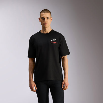 Maglietta a maniche corte Alpinestars Overhang Oversize - Nera