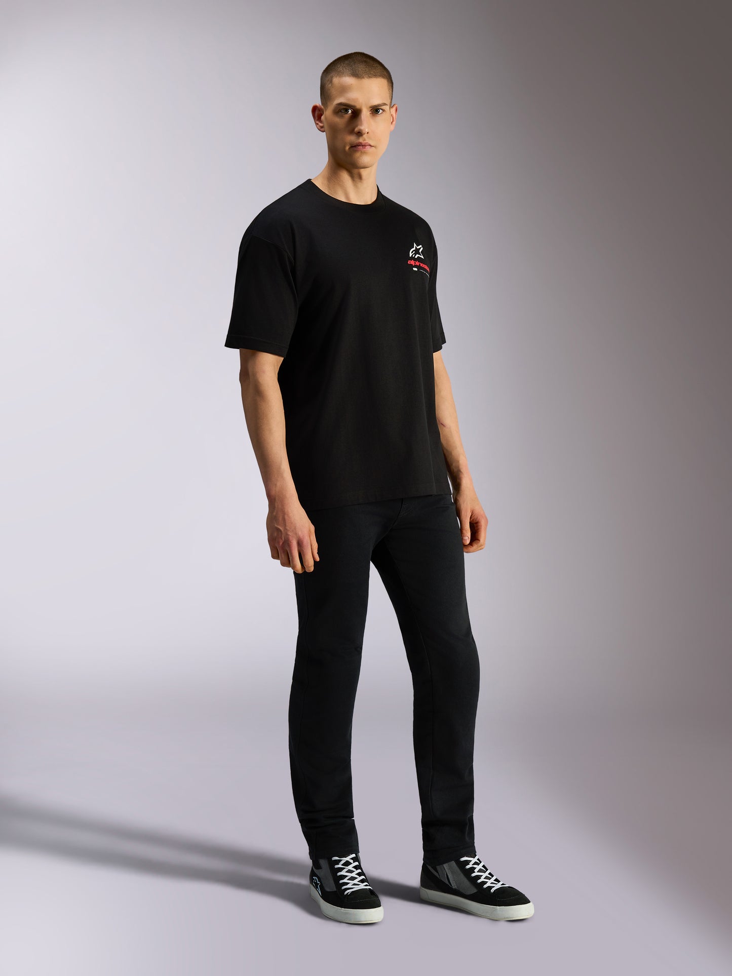 Maglietta a maniche corte Alpinestars Overhang Oversize - Nera