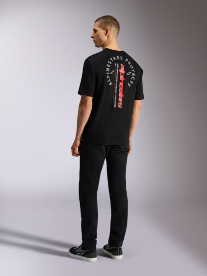 Maglietta a maniche corte Alpinestars Overhang Oversize - Nera