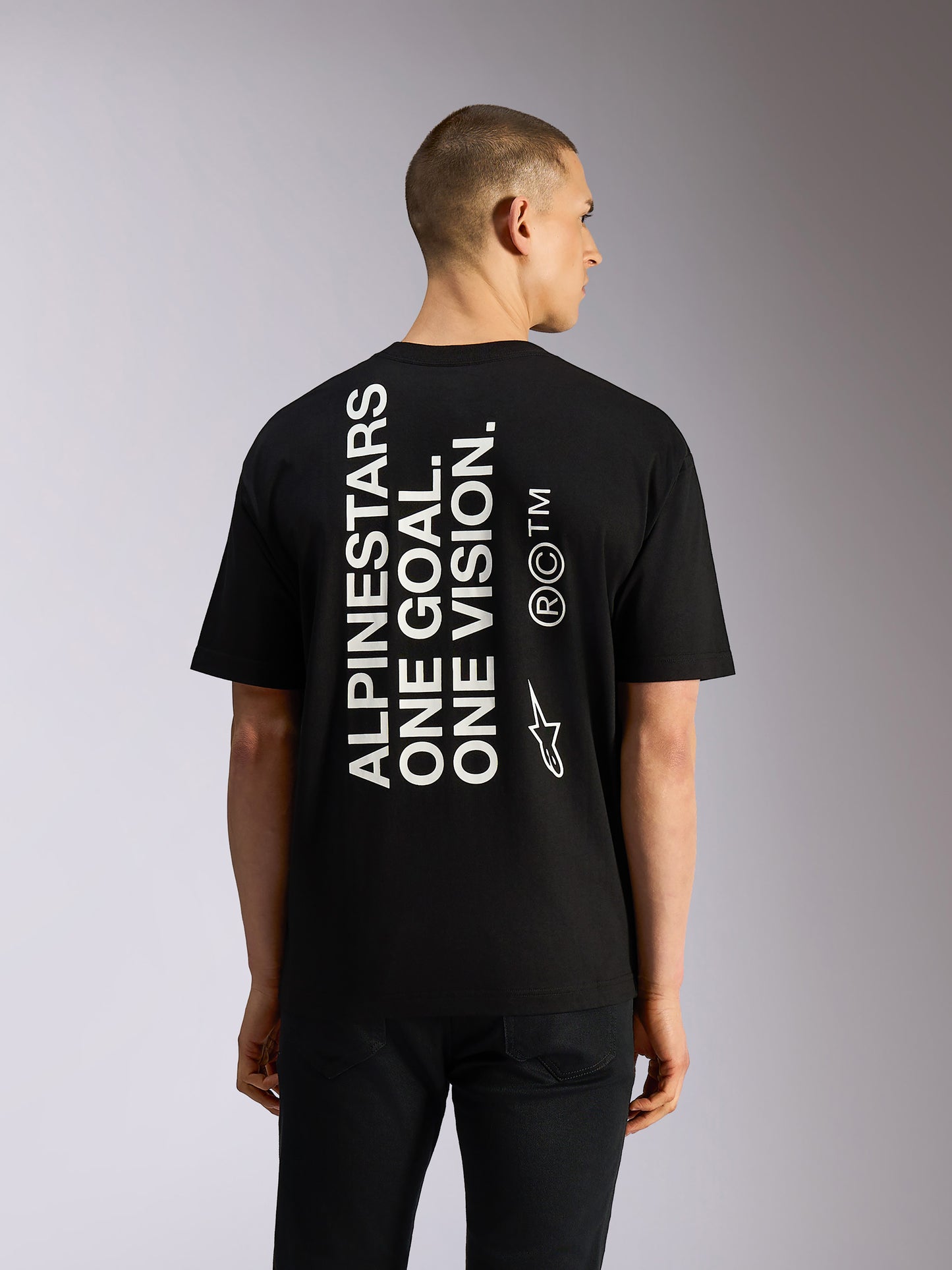 Maglietta a maniche corte Alpinestars One Oversize - Nera