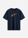 Maglietta a maniche corte Alpinestars Alter Oversize - Blu navy