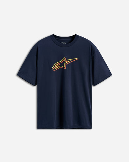 Maglietta a maniche corte Alpinestars Alter Oversize - Blu navy