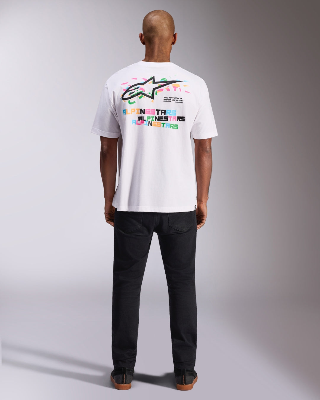 Maglietta a maniche corte Alpinestars Wild Oversize - Bianca