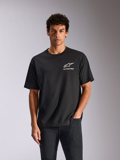 Maglietta a maniche corte Alpinestars Wild Oversize - Nera