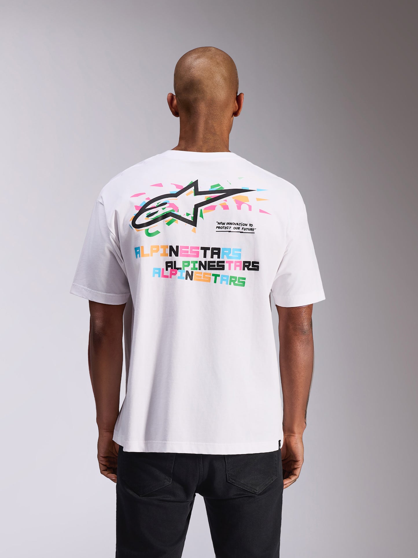 Maglietta a maniche corte Alpinestars Wild Oversize - Bianca