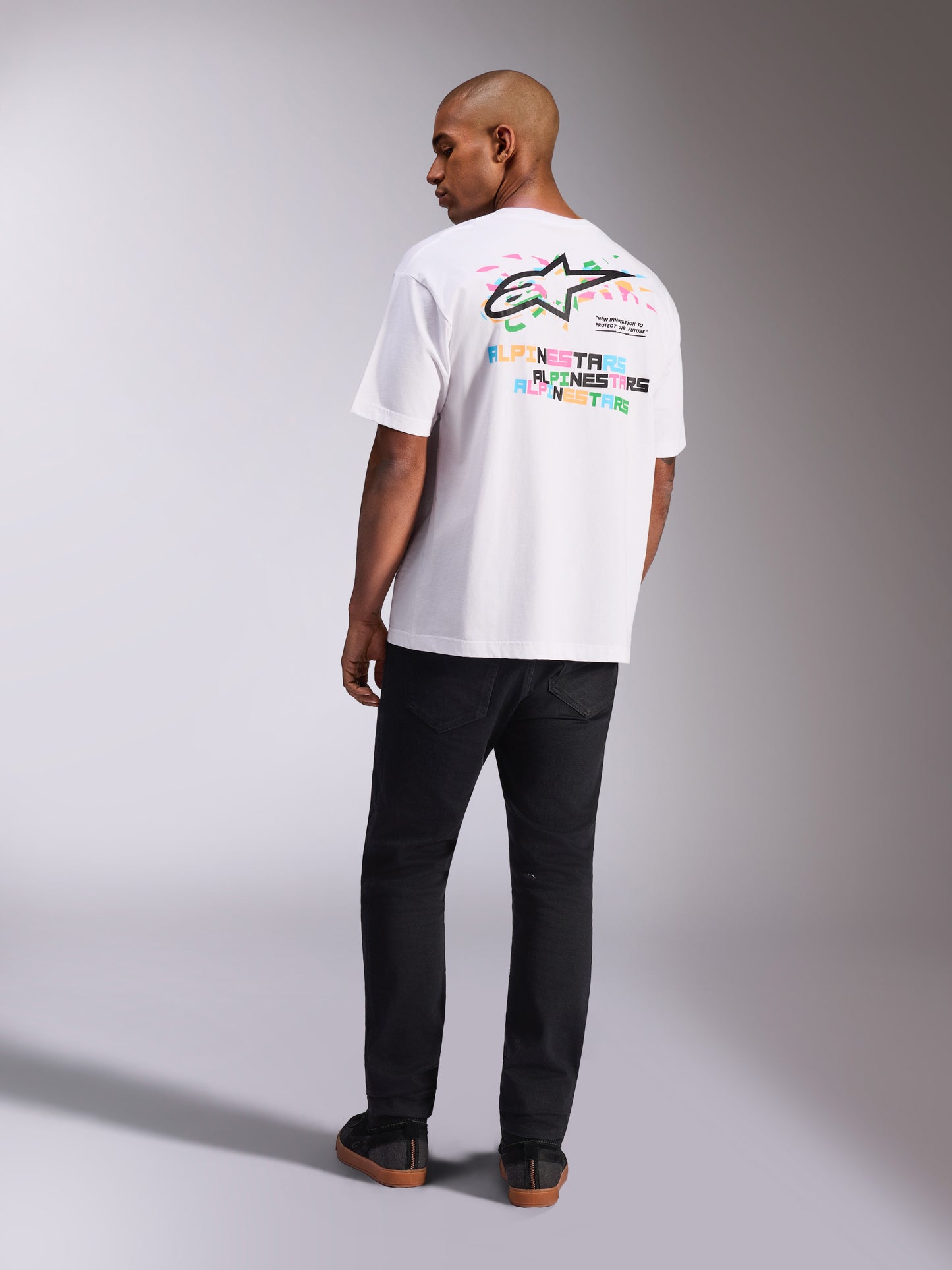 Maglietta a maniche corte Alpinestars Wild Oversize - Bianca