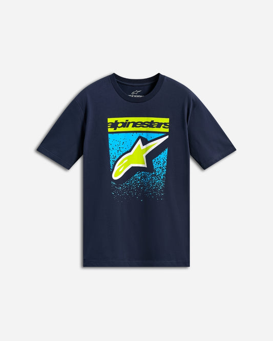 T-Shirt manches courtes Alpinestars Noka CSF - Bleu marine