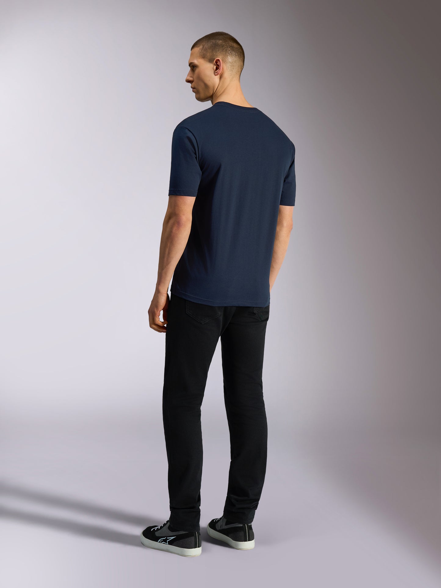 T-Shirt manches courtes Alpinestars Noka CSF - Bleu marine