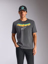 T-Shirt manches courtes Alpinestars Ellipsoid CSF - Gris charbon