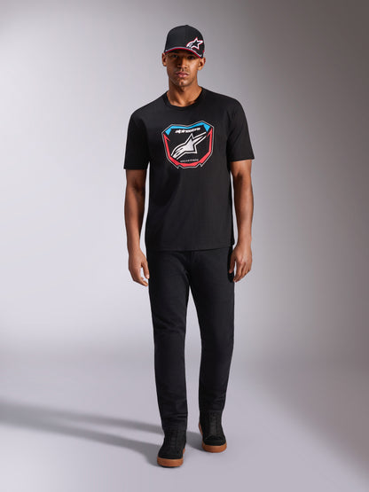 Alpinestars Plate Kurzarm T-Shirt CSF - Schwarz