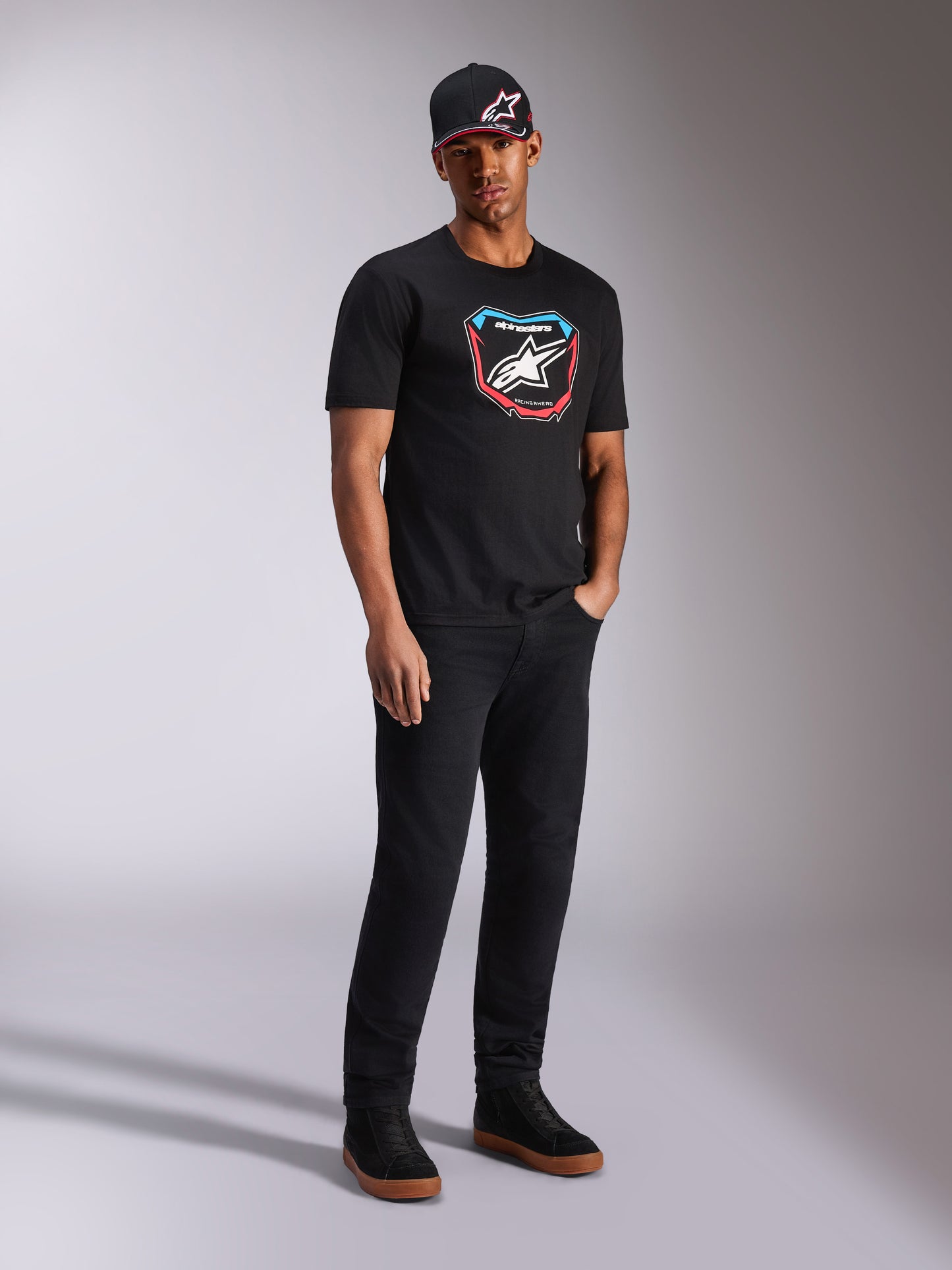 Alpinestars Plate Kurzarm T-Shirt CSF - Schwarz