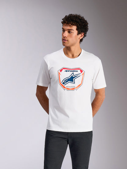 Maglietta a maniche corte Alpinestars Plate - Bianca