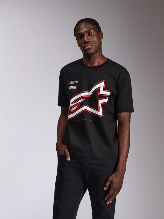 T-Shirt manches courtes Alpinestars Authority CSF - Noir
