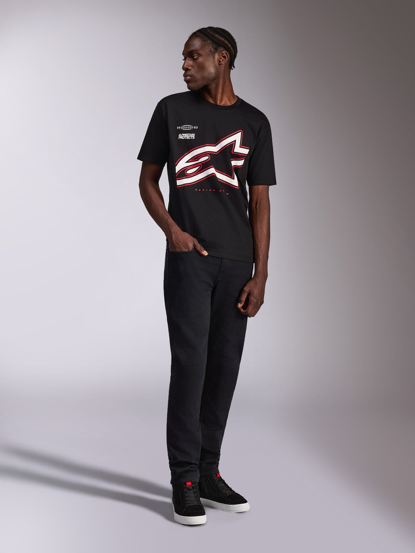Maglietta a maniche corte Alpinestars Authority - Nera