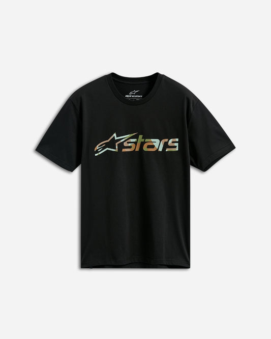 T-Shirt manches courtes Alpinestars Verdure Camo CSF - Noir