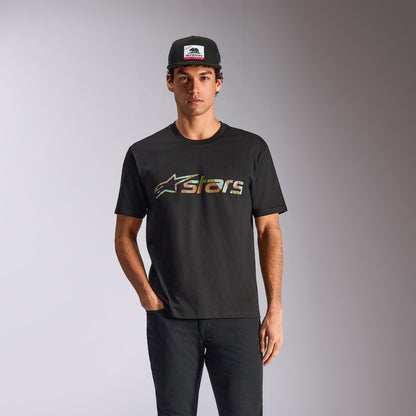 Maglietta a maniche corte Alpinestars Verdure Camo - Nera
