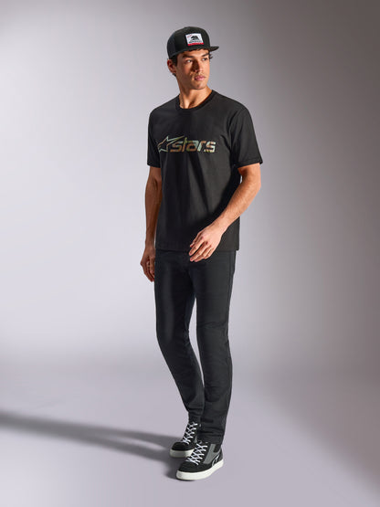 Maglietta a maniche corte Alpinestars Verdure Camo - Nera