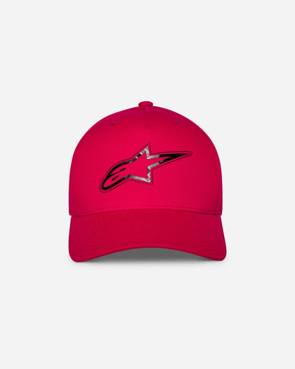 Cappellino Alpinestars Carbon Fiber Snapback - Rosso
