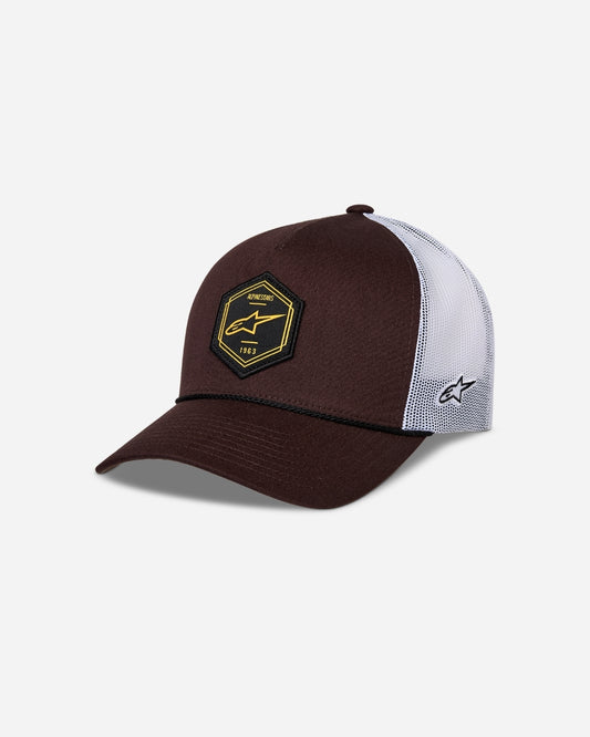 Casquette Alpinestars Hexeon Trucker - Marron/Blanc