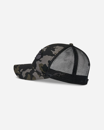 Casquette Alpinestars Oblique Camo Trucker - Camouflage noir/Noir