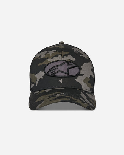 Casquette Alpinestars Oblique Camo Trucker - Camouflage noir/Noir