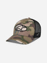 Casquette Alpinestars Oblique Camo Trucker - Camouflage vert/Noir